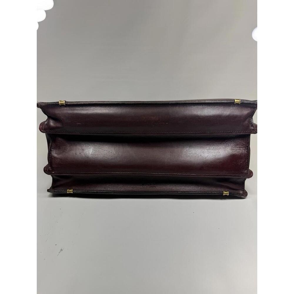 Schlesinger Brothers Vintage Leather Briefcase Lawyer Doctor Bag‎ Oxblood 90s - Picture 9 of 9
